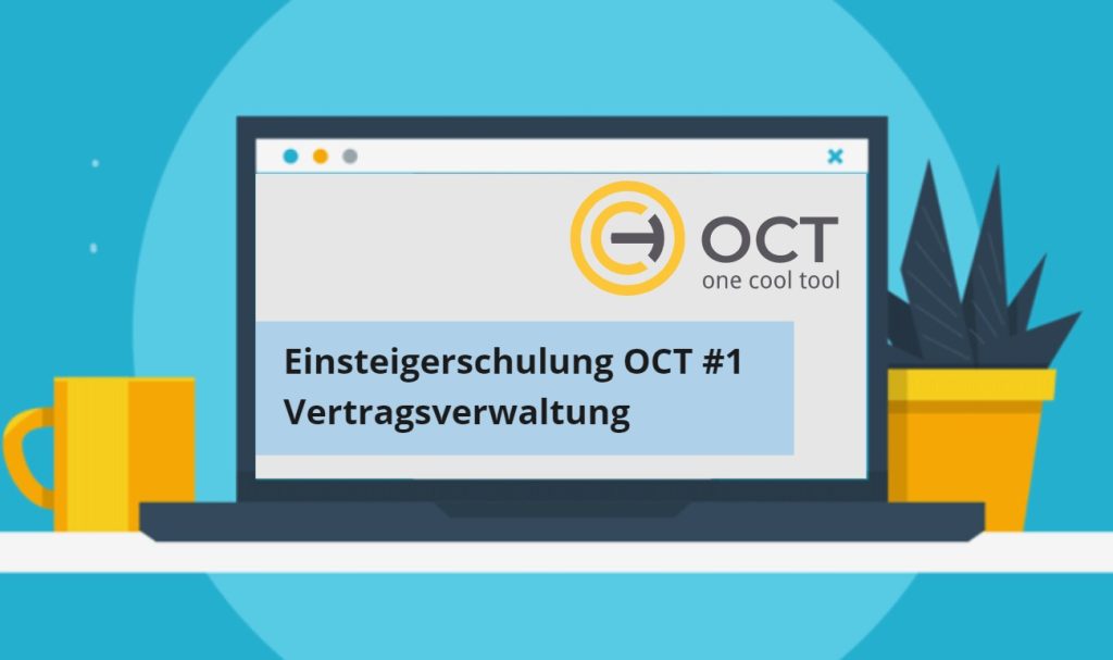 In der Videoreihe „OCT Einsteigerschulung mit Peter“ geben wir Ihnen einen einfachen Einstieg in die Nutzung von OCT. Im ersten Video lernen Sie, wie Sie eine einfache Vertragsverwaltung erstellen. 